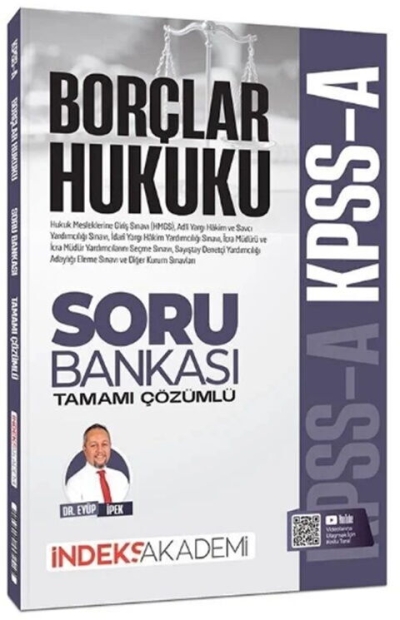 KPSS A Grubu Borçlar Hukuku Soru Bankası İndeks Akademi YKS Fotokopi
