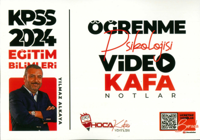 ÖĞRENME PSİKOLOJİSİ VİDEO KAFA NOTLAR YKS Fotokopi