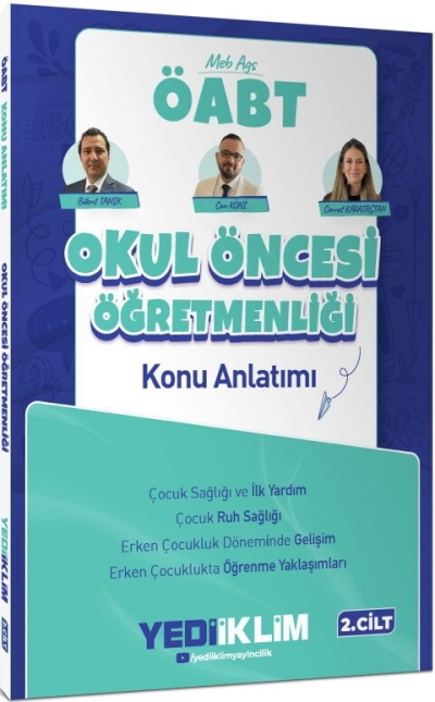 MEB AGS ÖABT Okul Öncesi Öğretmenliği Konu Anlatımı Cilt 2 Yediiklim Yayınları YKS Fotokopi