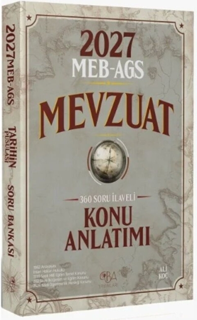 MEB AGS Mevzuat Konu Anlatımı CBA Yayınları YKS Fotokopi