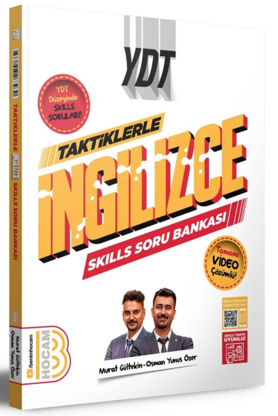 2025 YDT Taktiklerle İngilizce SKILLS Soru Bankası Benim Hocam YKS Fotokopi