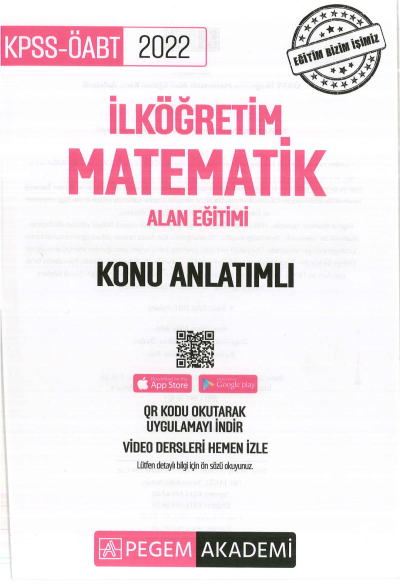 İLKÖĞRETİM MATEMATİK ALAN EĞİTİMİ KONU ANLATIMLI YKS Fotokopi
