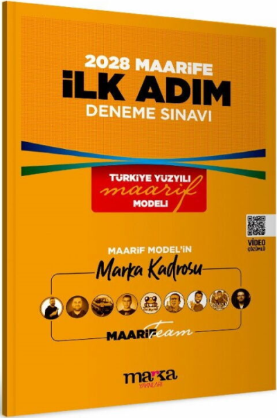 2028 Maarife İlk Adım Üniversiteye Hazırlık Türkiye Geneli Deneme Sınavı Marka Yayınları YKS Fotokopi