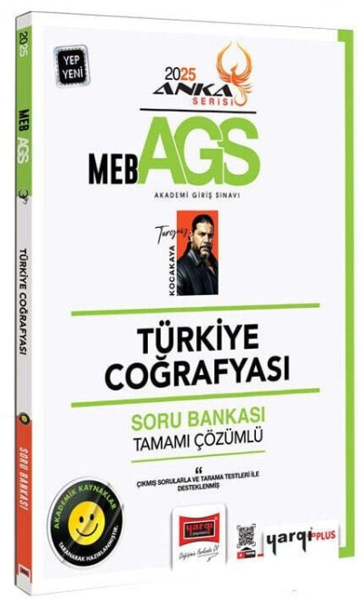 2025 MEB-AGS Türkiye Coğrafyası Soru Bankası Çözümlü Anka Serisi Yargı Yayınları YKS Fotokopi