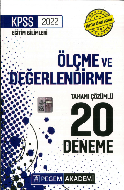 ÖLÇME VE DEĞERLENDİRME 20Lİ DENEME ÇÖZÜMLÜ YKS Fotokopi
