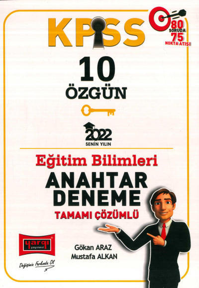 ANAHTAR EĞİTİM BİLİMLERİ 10LU TÜM DERSLER DENEME YKS Fotokopi