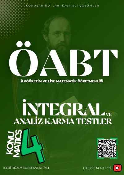 Konumatics 4 ÖABT İntegral ve Analiz Karma Testler Hüseyin Hoca YKS Fotokopi