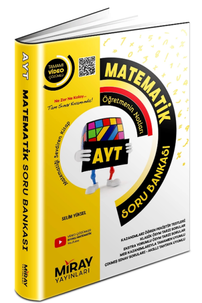 AYT Matematik Tamamı Video Çözümlü Soru Bankası Miray Yayınları YKS Fotokopi