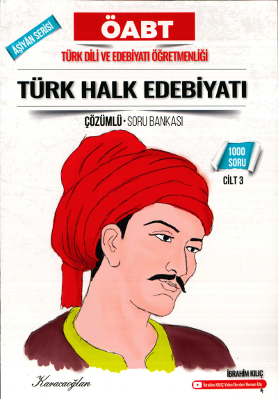 AŞİYAN SERİSİ TÜRK HALK EDEBİYATI ÇÖZÜMLÜ SORU BANKASI 1000 SORU CİLT 3 YKS Fotokopi