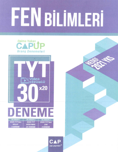 YKS TYT Fen Bilimleri 30x20 UP Deneme Video Çözümlü YKS Fotokopi