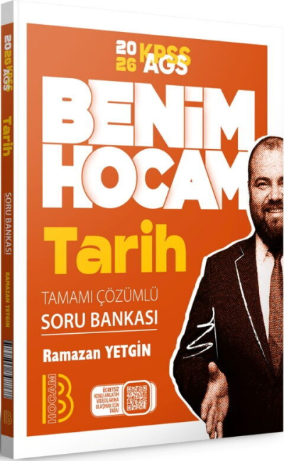 2026 KPSS AGS Tarih Tamamı Çözümlü Soru Bankası Benim Hocam Yayınları YKS Fotokopi