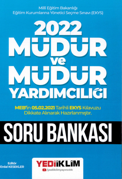 MÜDÜR VE MÜDÜR YARDIMCILIĞI SORU BANKASI YKS Fotokopi