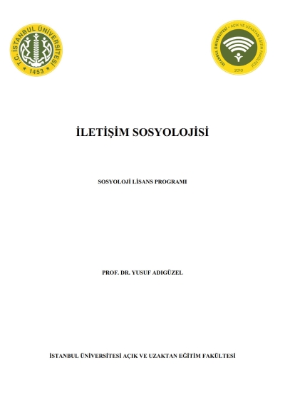 İletişim Sosyolojisi YKS Fotokopi