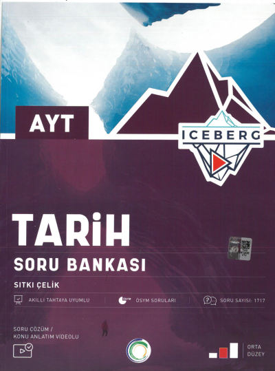 AYT ICEBERG Tarih Soru Bankası Orta Düzey YKS Fotokopi