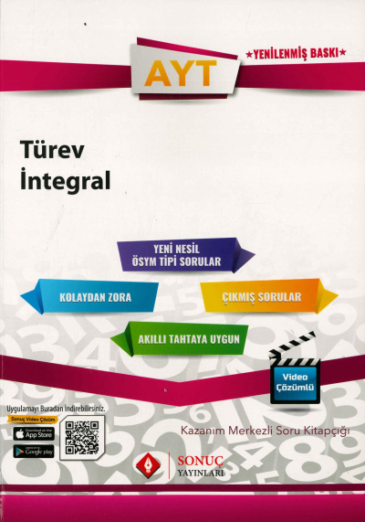AYT TÜREV İNTEGAL SORU KİTAPÇIĞI YKS Fotokopi
