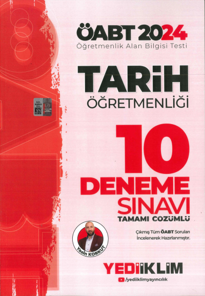 ÖABT TARİH 10 DENEME SINAVI TAMAMI ÇÖZÜMLÜ YKS Fotokopi