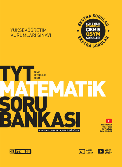 TYT Matematik Soru Bankası Hız Yayınları YKS Fotokopi