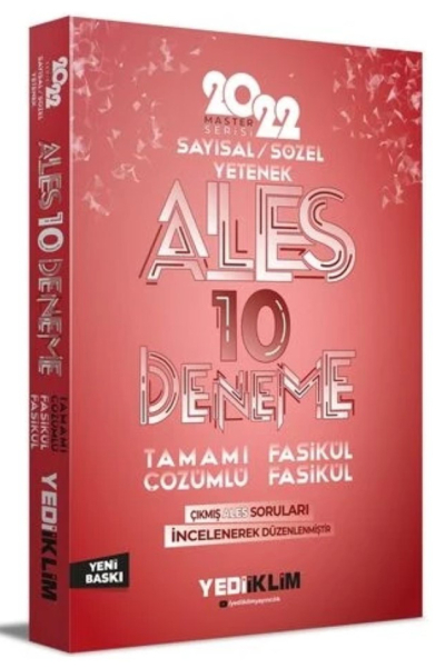 ALES 10 DENEME TAMAMI ÇÖZÜMLÜ YKS Fotokopi
