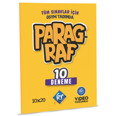 Tüm Sınavlar için Paragraf 10 Deneme Video Çözümlü YKS Fotokopi