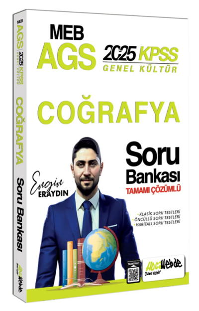 2025 MEB-AGS KPSS Türkiye Coğrafyası Soru Bankası Çözümlü HocaWebde Yayınları YKS Fotokopi