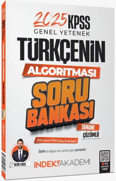 2025 KPSS Türkçenin Algoritması Soru Bankası Çözümlü İndeks Akademi YKS Fotokopi