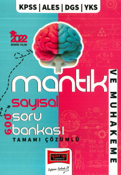 SAYISAL MANTIK 600 TAMAMI ÇÖZÜMLÜ SORU BANKASI YKS Fotokopi