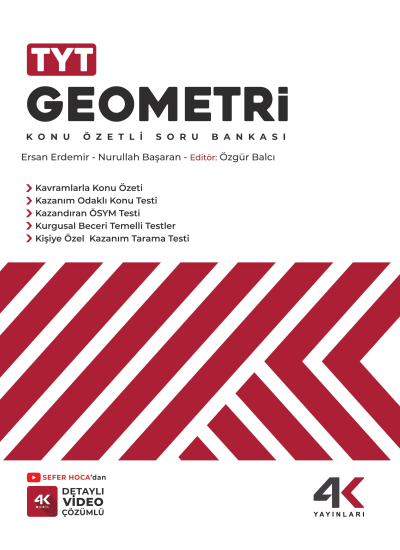 TYT Geometri Konu Özetli Soru Bankası YKS Fotokopi