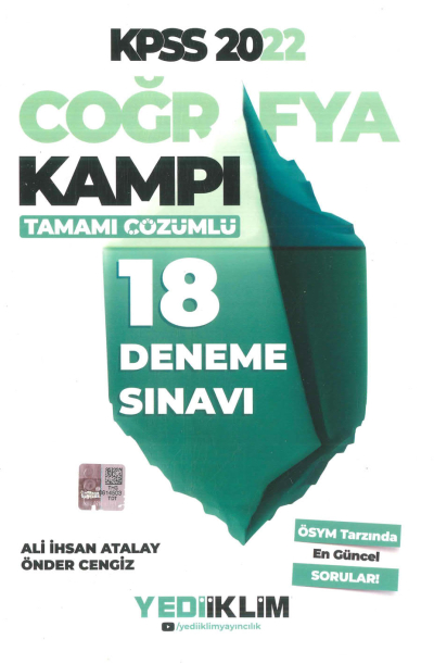 COĞRAFYA KAMPI TAMAMI ÇÖZÜMLÜ 18 DENEME YKS Fotokopi