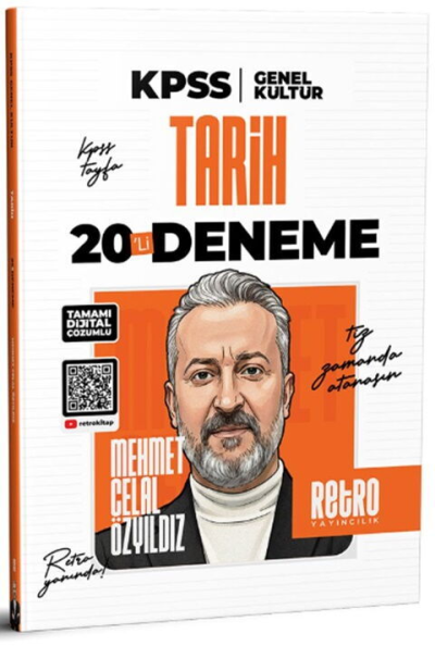 2026 KPSS Genel Kültür Tarih 20`li Deneme Retro Yayıncılık YKS Fotokopi