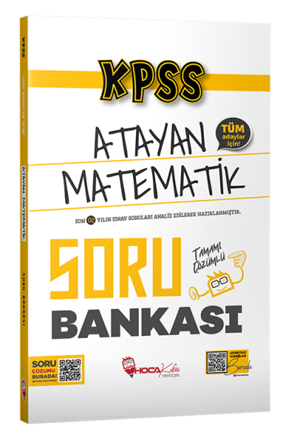 KPSS Matematik Atayan Soru Bankası Hoca Kafası YKS Fotokopi