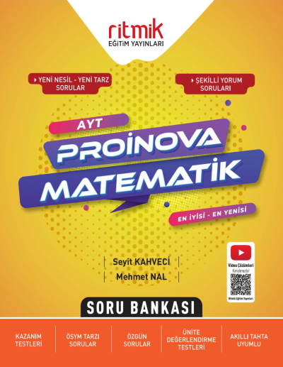 AYT Matematik Pro İnova Soru Bankası YKS Fotokopi