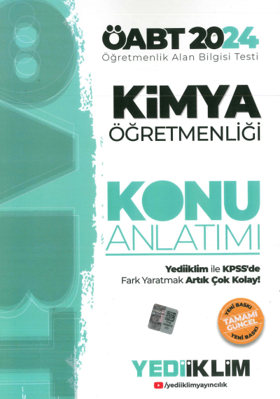 ÖABT KİMYA ÖĞRETMENLİĞİ KONU ANLATIMI YKS Fotokopi