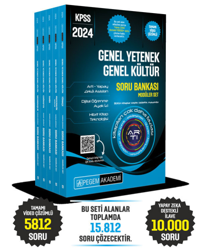 2024 KPSS GY GK Tamamı Çözümlü Soru Bankası Modüler Set VATANDAŞLIK YKS Fotokopi