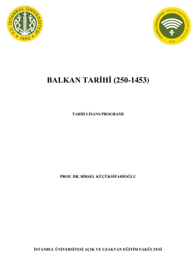 Balkan Tarihi (250-1453) YKS Fotokopi