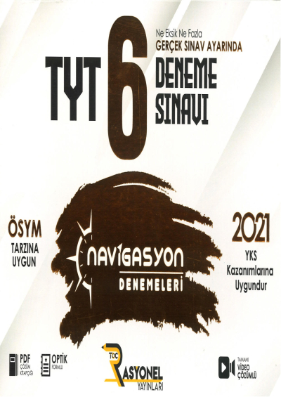 TYT Navigasyon 6 lı Paket Deneme YKS Fotokopi