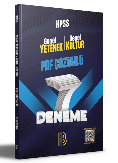 KPSS Genel Yetenek Genel Kültür 7 Deneme PDF Çözümlü Benim Hocam Yayınları YKS Fotokopi