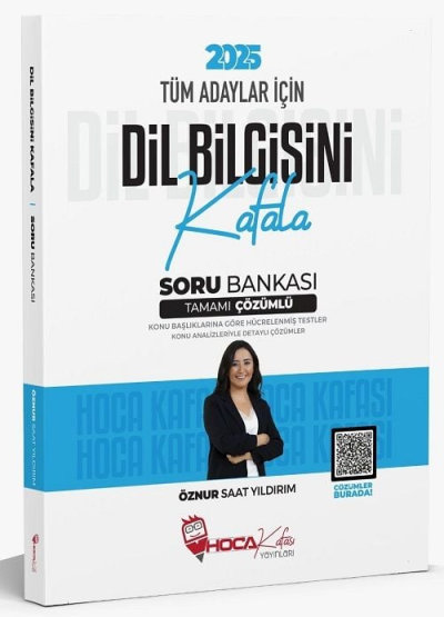 2025 Tüm Adaylar İçin Dil Bilgisini Kafala Soru Bankası Çözümlü Hoca Kafası Yayınları YKS Fotokopi