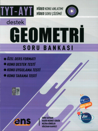 TYT AYT Geometri Destek Soru Bankası ENS Yayıncılık YKS Fotokopi