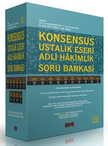 Savaş 2024 Adli Hakimlik KONSENSUS Ustalık Eseri Soru Bankası Modüler Set 19. Baskı - Ahmet Nohutçu Savaş Yayınları YKS Fotokopi