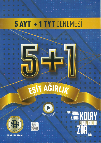 TYT AYT Eşit Ağırlık 5ayt+1tyt Sarmal Deneme YKS Fotokopi