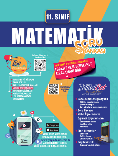 11. Sınıf Matematik Soru Bankası Yayın Denizi Pro YKS Fotokopi
