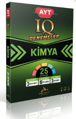 AYT IQ Kimya 25 Branş Denemesi PRF Paraf Yayınları YKS Fotokopi