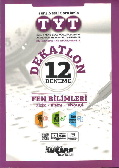 TYT Fen Bilimleri Dekatlon 12 Deneme