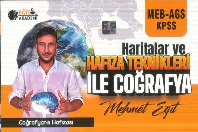 2025 MEB AGS KPSS Mehmet Eğit Haritalar ve Hafıza Teknikleriyle Coğrafya Eğit Akademi YKS Fotokopi