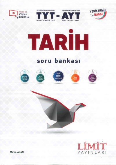 TYT AYT Tarih Soru Bankası Limit Yayınları YKS Fotokopi
