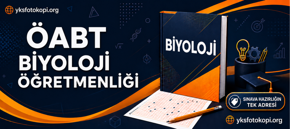 Biyoloji Öğretmenliği YKS Fotokopi